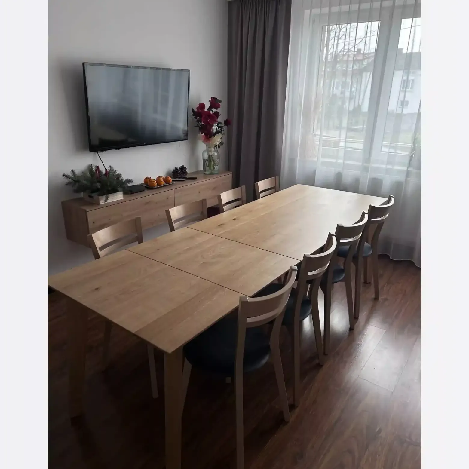 Nowoczesny stół dębowy do jadalni NACK II 140 x 80
