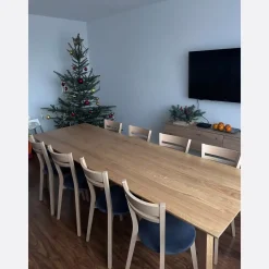 Nowoczesny stół dębowy do jadalni NACK II 140 x 80