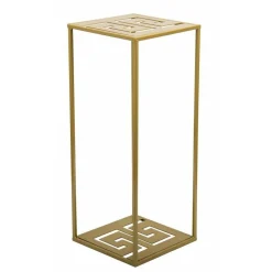 Nowoczesny stojący kwietnik 60 cm złoty