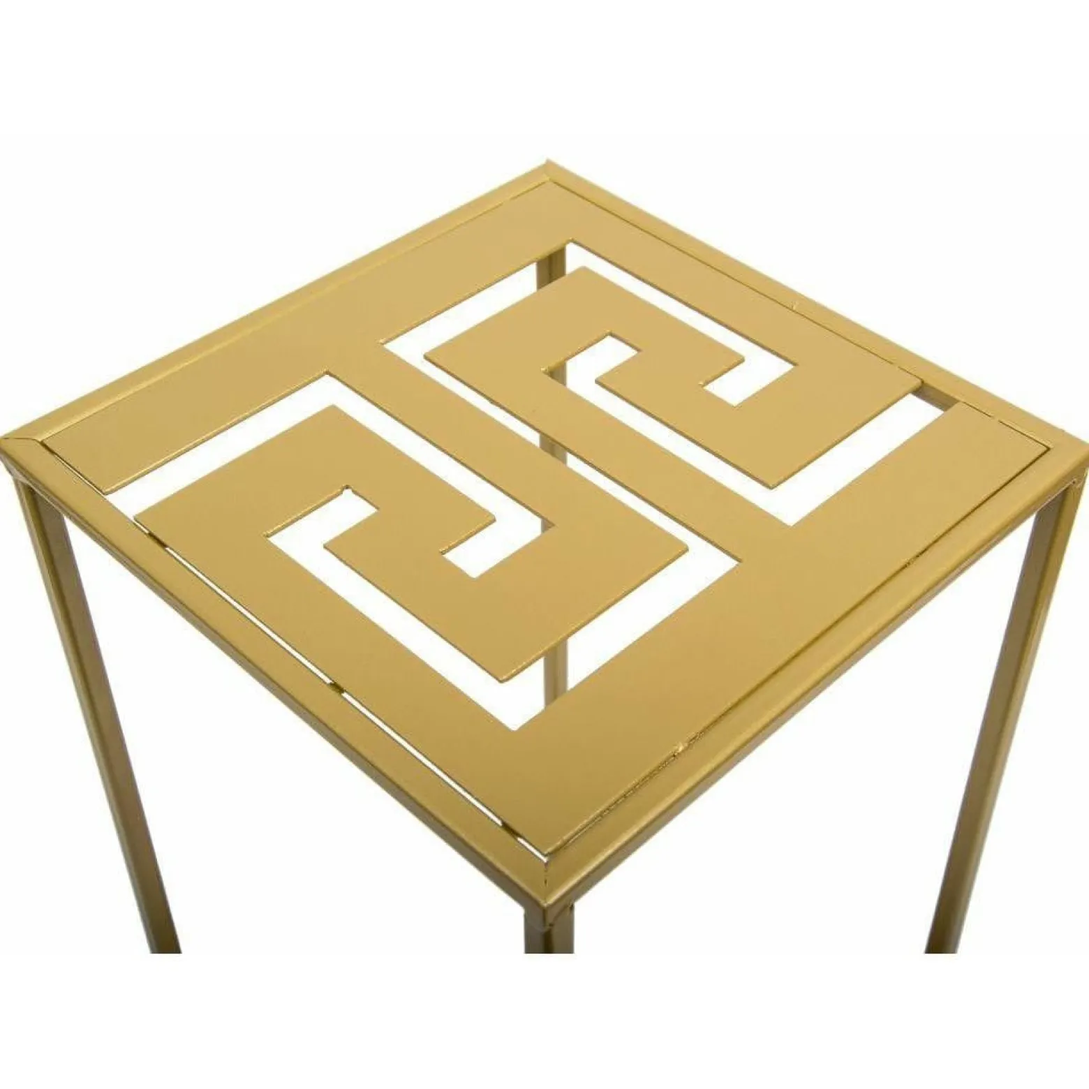 Nowoczesny stojący kwietnik 60 cm złoty
