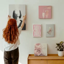 Obraz canvas 5 części Kwiaty i róż|20x30, 30x30, 40x60|Wallfluent