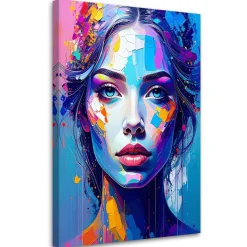 Obraz do salonu sypialni, Portret Kobiety Glamour 20x30