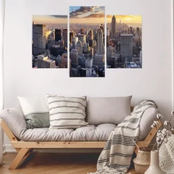 Obraz Do Salonu Tryptyk Panorama NEW YORK CITY 60x40cm