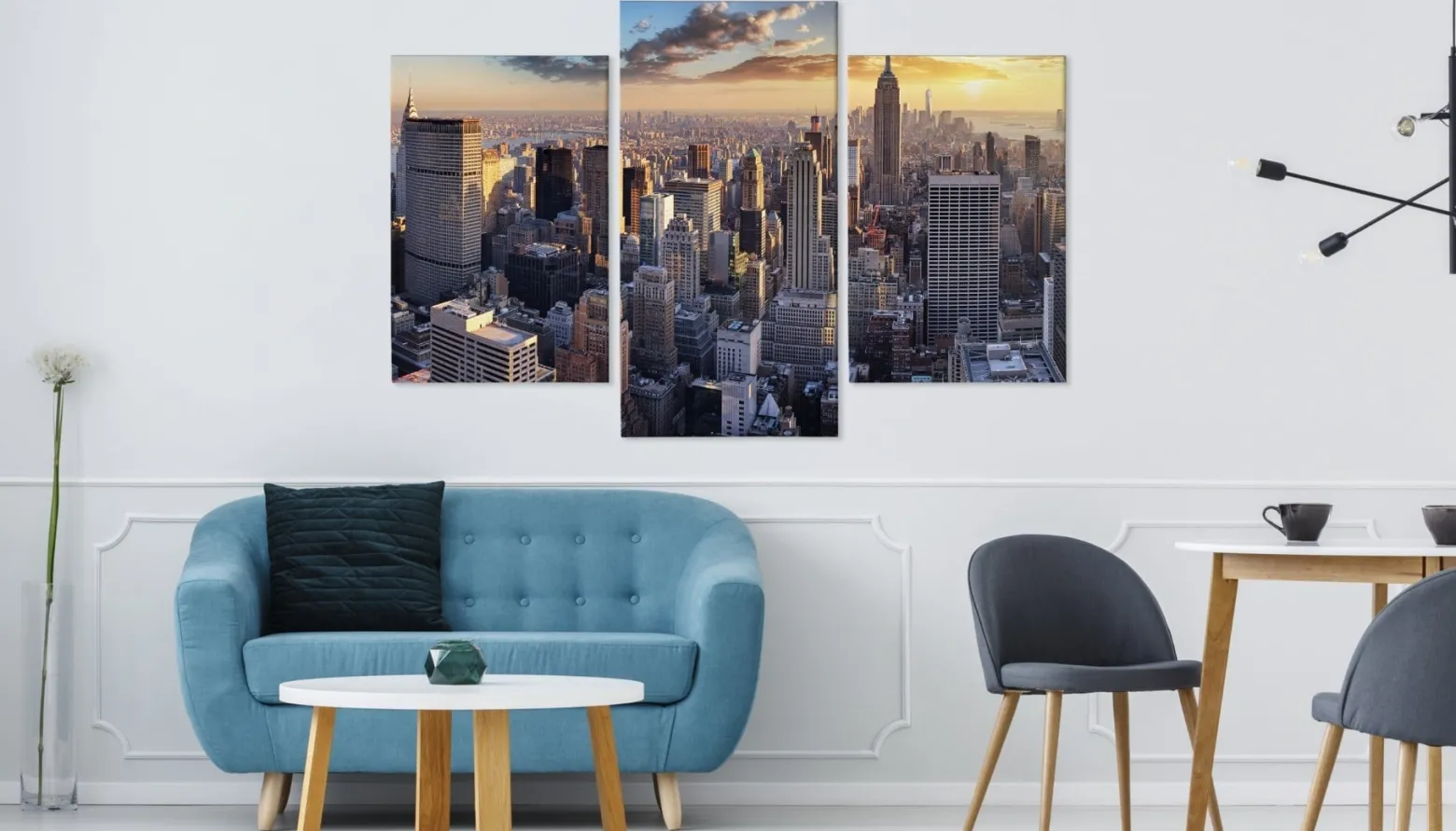 Obraz Do Salonu Tryptyk Panorama NEW YORK CITY 60x40cm