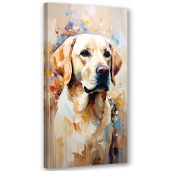 Obraz nowoczesny do salonu biura, Pies Labrador retriever Zwierzę 40x80