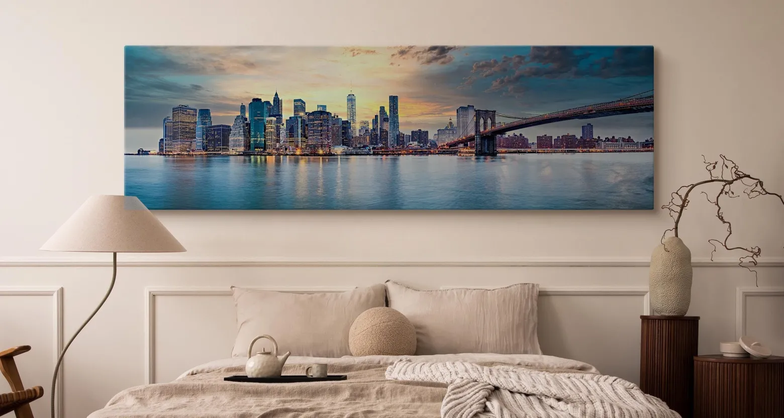 Obraz Panoramiczny Nowojorska Panorama 145x45cm