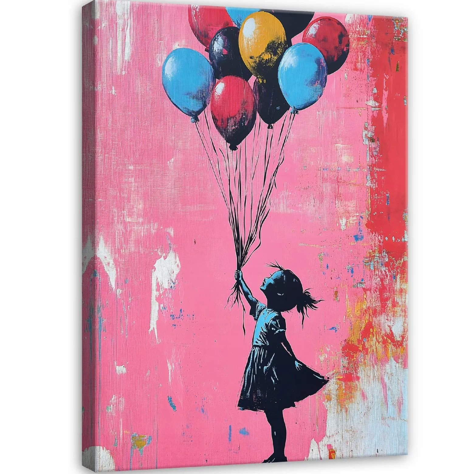 Obraz Abstrakcja Banksy Dziewczynka Do Sypialni Salonu Kuchni 60X40