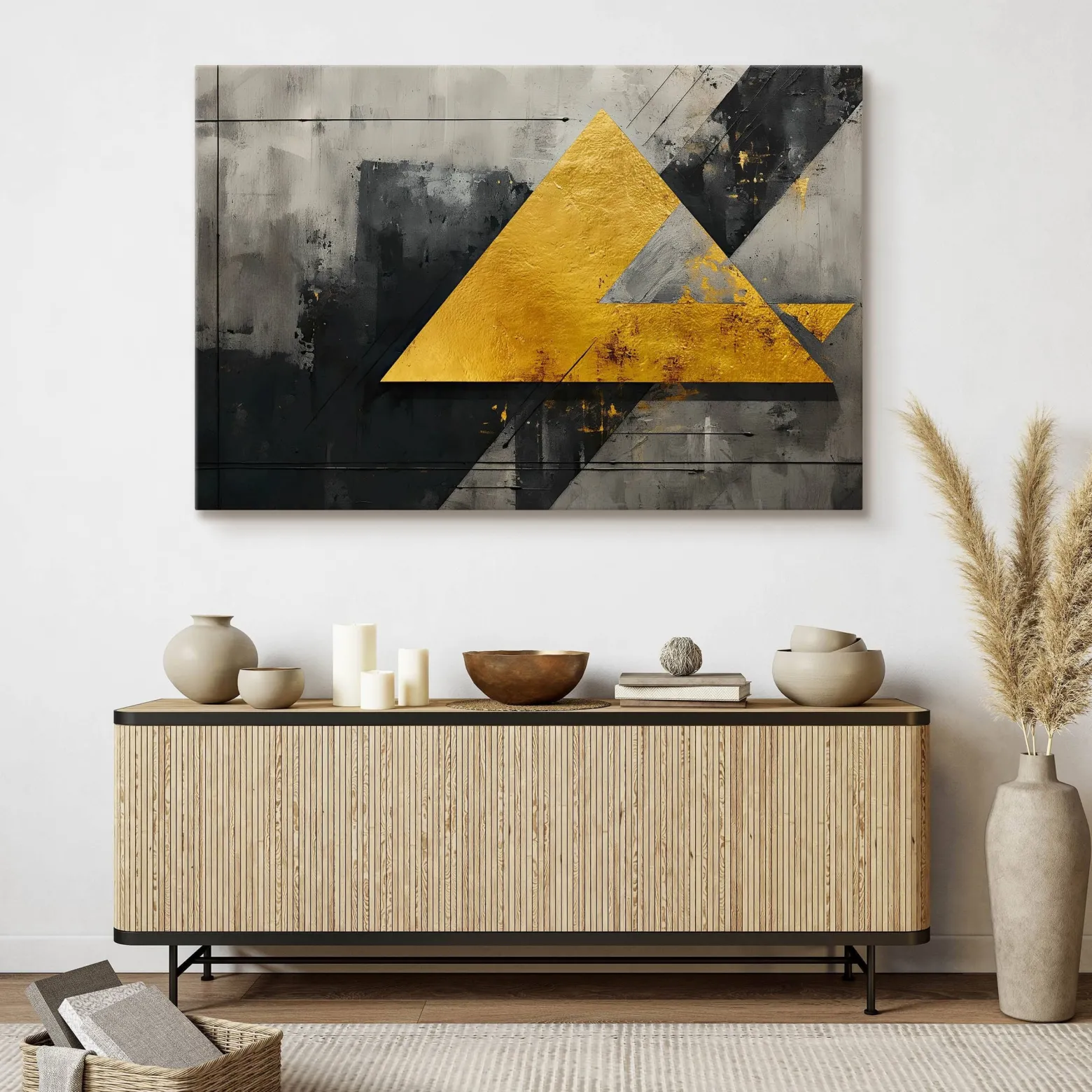 Obraz Abstrakcyjne Kształty Geometryczne 30x20cm