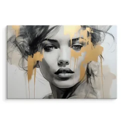 Obraz Abstrakcyjny Portret Kobiety W Stylu Glamour 30x20cm