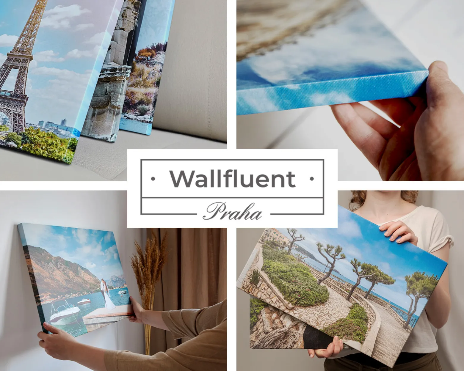Obraz canvas 3 częściowy Akwarelowe faktury | 3x40x60 | Wallfluent