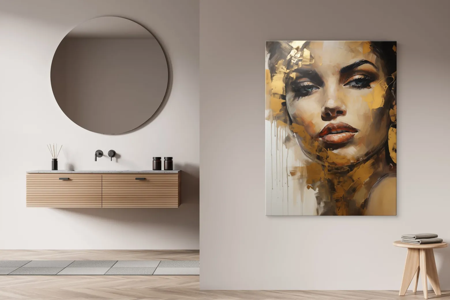 Obraz Canvas Nowoczesny Portret Kobiety 20x30cm