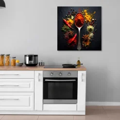 Obraz do kuchni restauracji baru jadalni, Kolorowe Aromatyczne 20x20