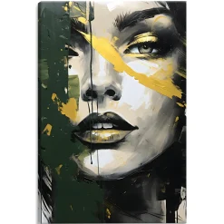 Obraz Do Salonu Kobiecy Portret W Stylu Glamour 20x30cm