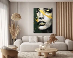 Obraz Do Salonu Kobiecy Portret W Stylu Glamour 20x30cm