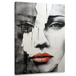Obraz Do Sypialni Abstrakcyjny Portret Kobiety 20x30cm
