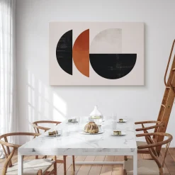 Obraz Figury Geometryczne W Stylu Boho 30x20cm