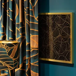 Obraz Glamour LILI2 53x53 cm - Złote Liście