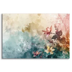 Obraz Kolorowe Kwiaty Na Betonie 30x20cm