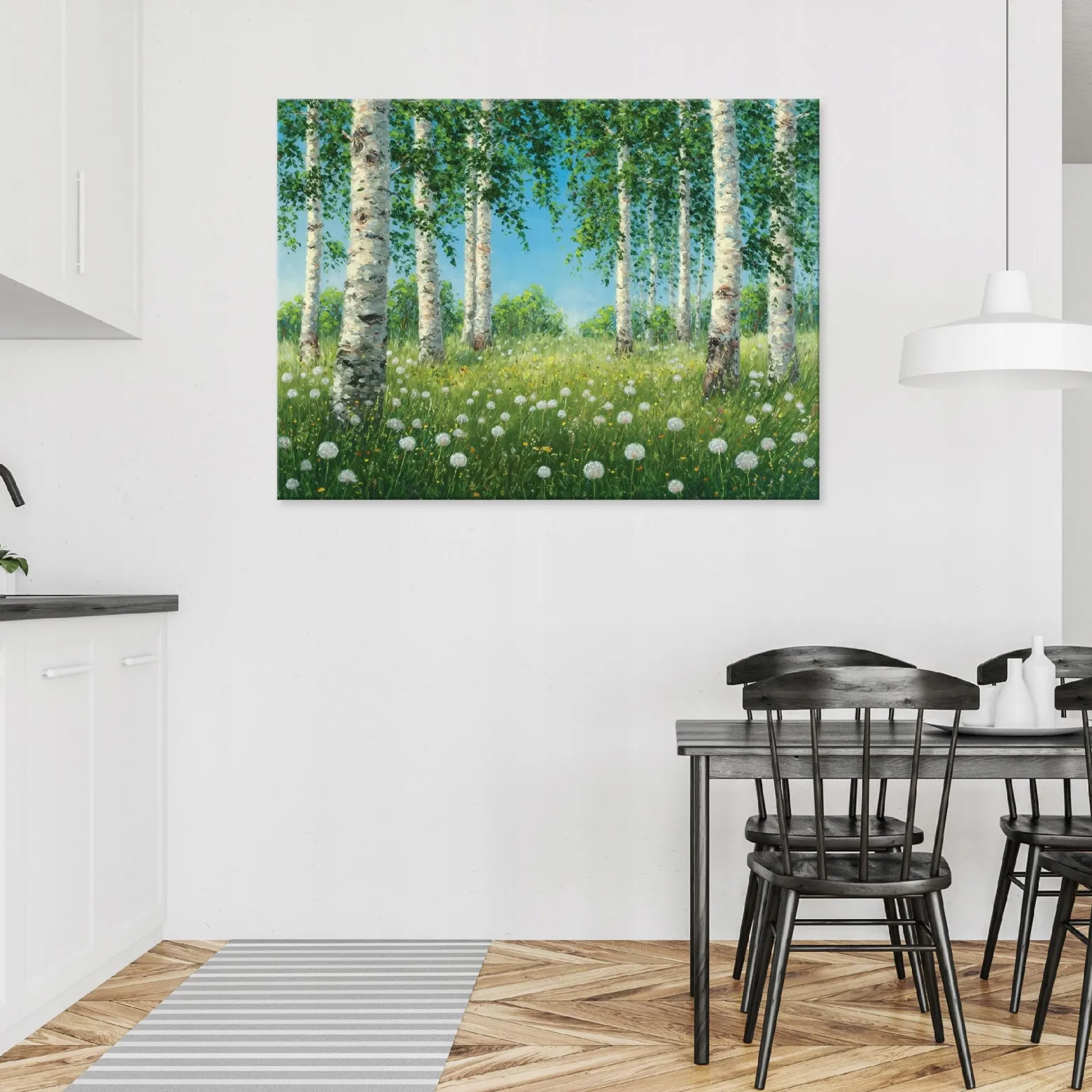 Obraz Las Zielony Na Płótnie Do Sypialni Salonu 60x40