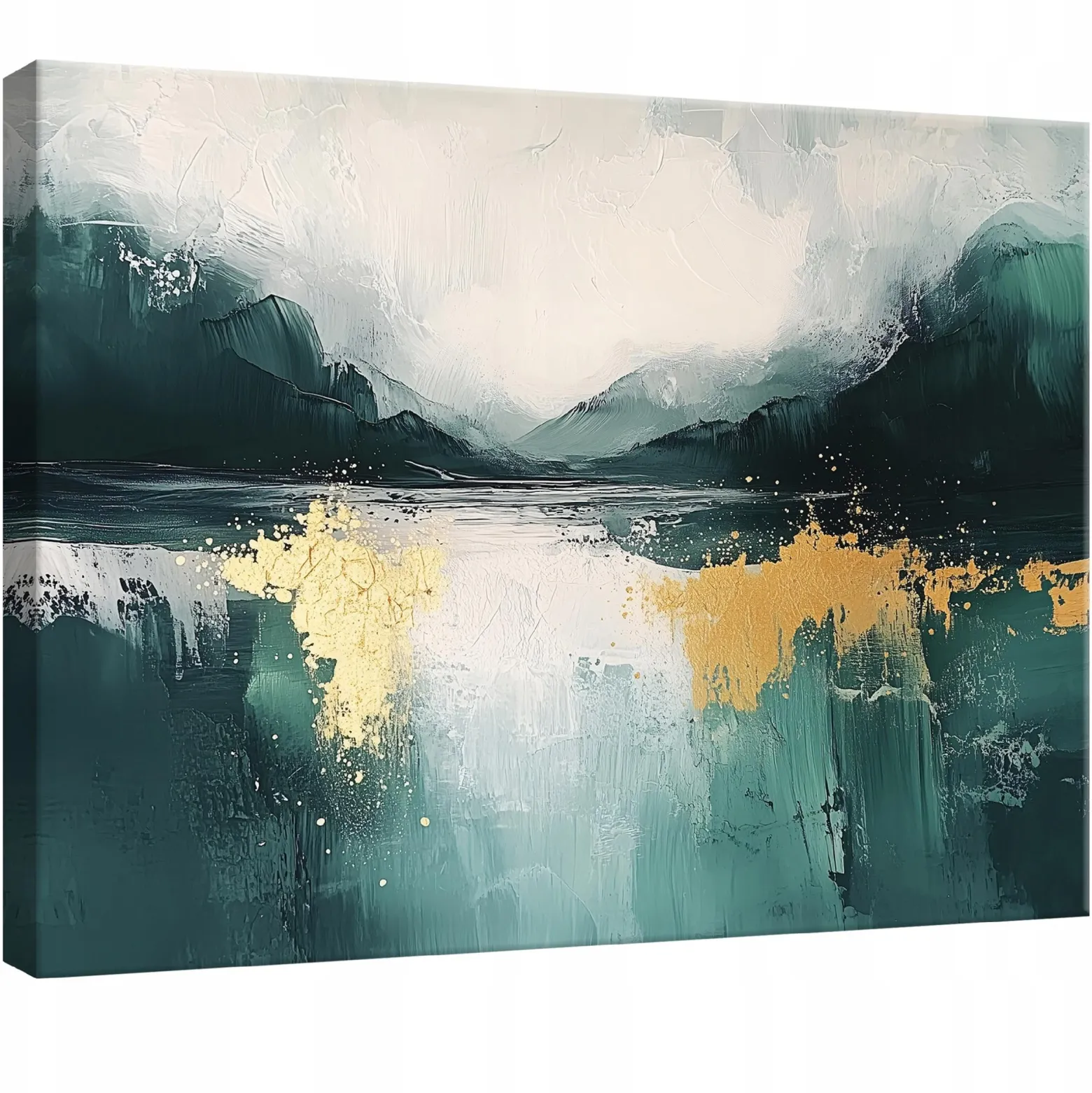 Obraz Na Płótnie Ścianę Abstrakcja Złoto Do Sypialni Salonu Kuchni 60X40