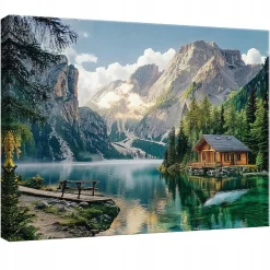 Obraz Na Płótnie Ścianę Góry Natura Widok Do Sypialni Salonu Kuchni 60X40