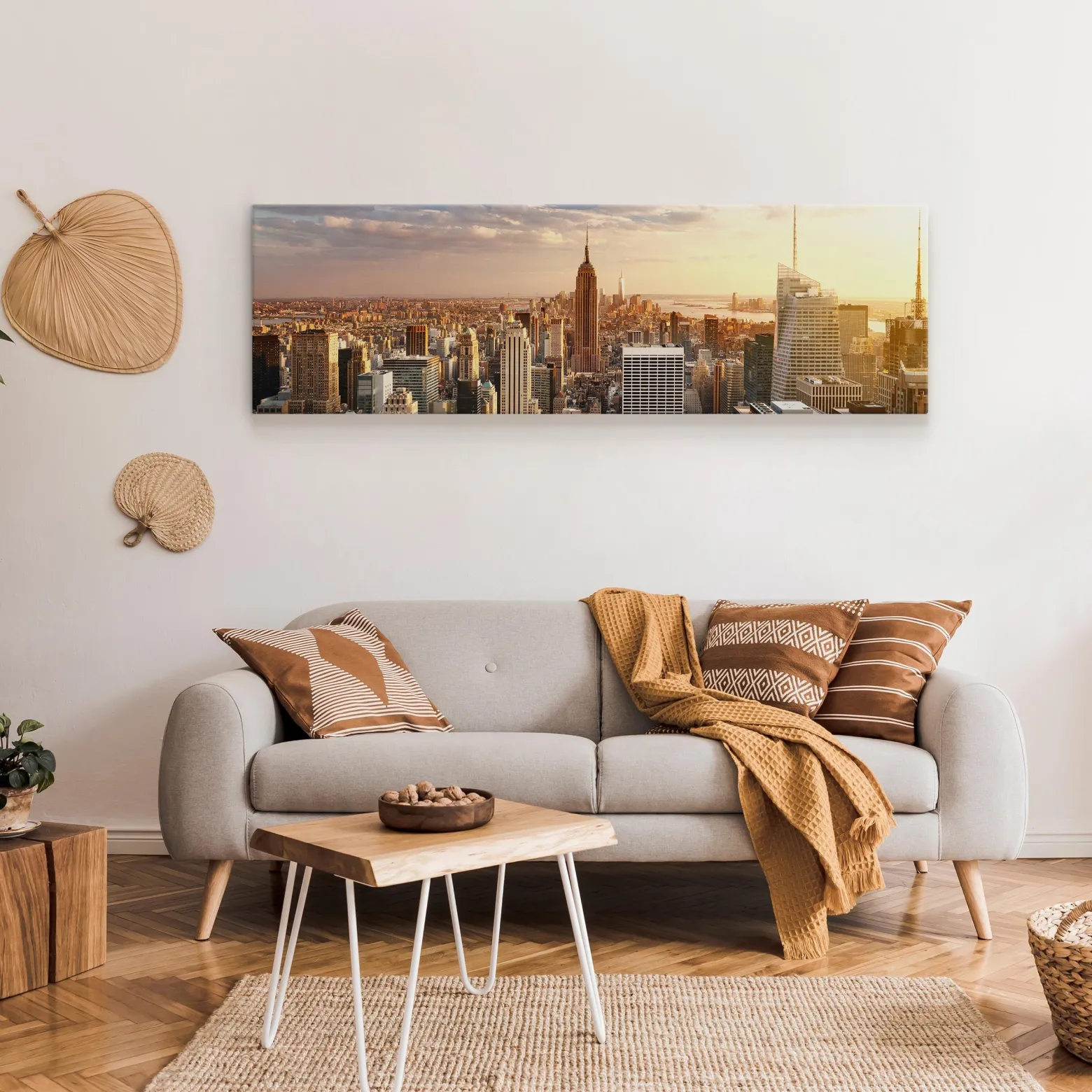 Obraz Panoramiczny Nowojorska Panorama 145x45cm