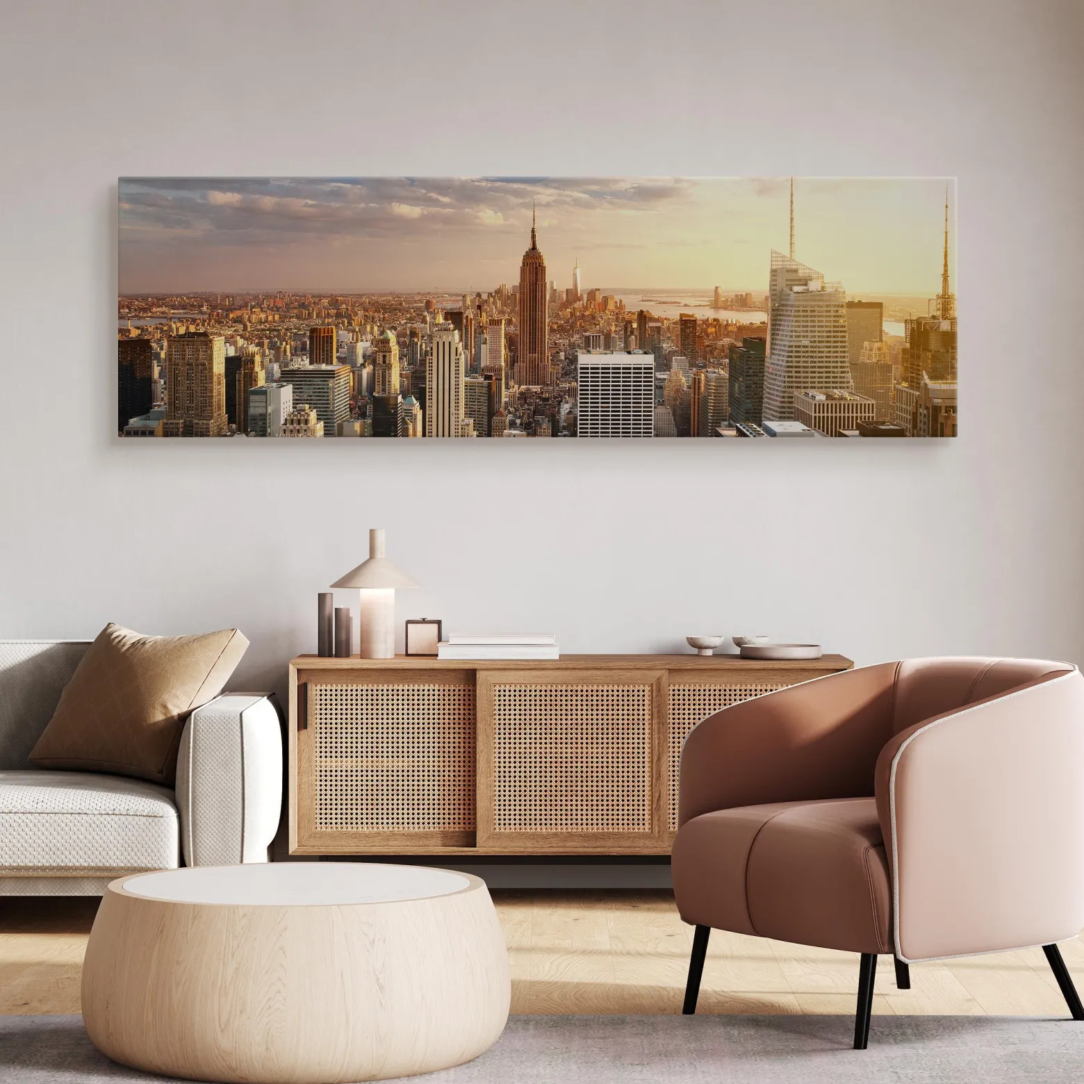 Obraz Panoramiczny Nowojorska Panorama 145x45cm