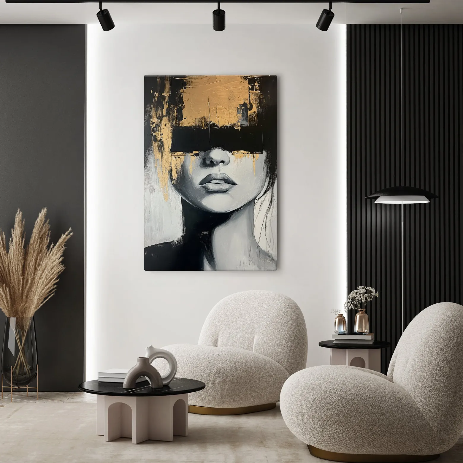 Obraz Tajemniczy Portret W Stylu Glamour 20x30cm