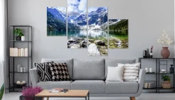 Obraz Wieloczęściowy Górski Pejzaż Morskie Oko 80x50cm