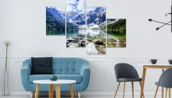 Obraz Wieloczęściowy Górski Pejzaż Morskie Oko 80x50cm