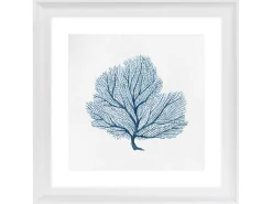 Obraz w ramie Blue Watercolor Coral No. 2 56x56 cm