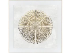 Obraz w ramie Golden Chic Abstraction No.1 82x82 cm