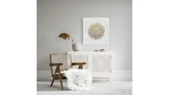 Obraz w ramie Golden Chic Abstraction No.1 82x82 cm