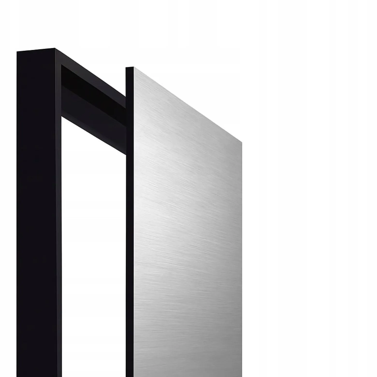 Obraz W Ramie Miasto Czarny Na Metalu Do Sypialni Salonu 120x80