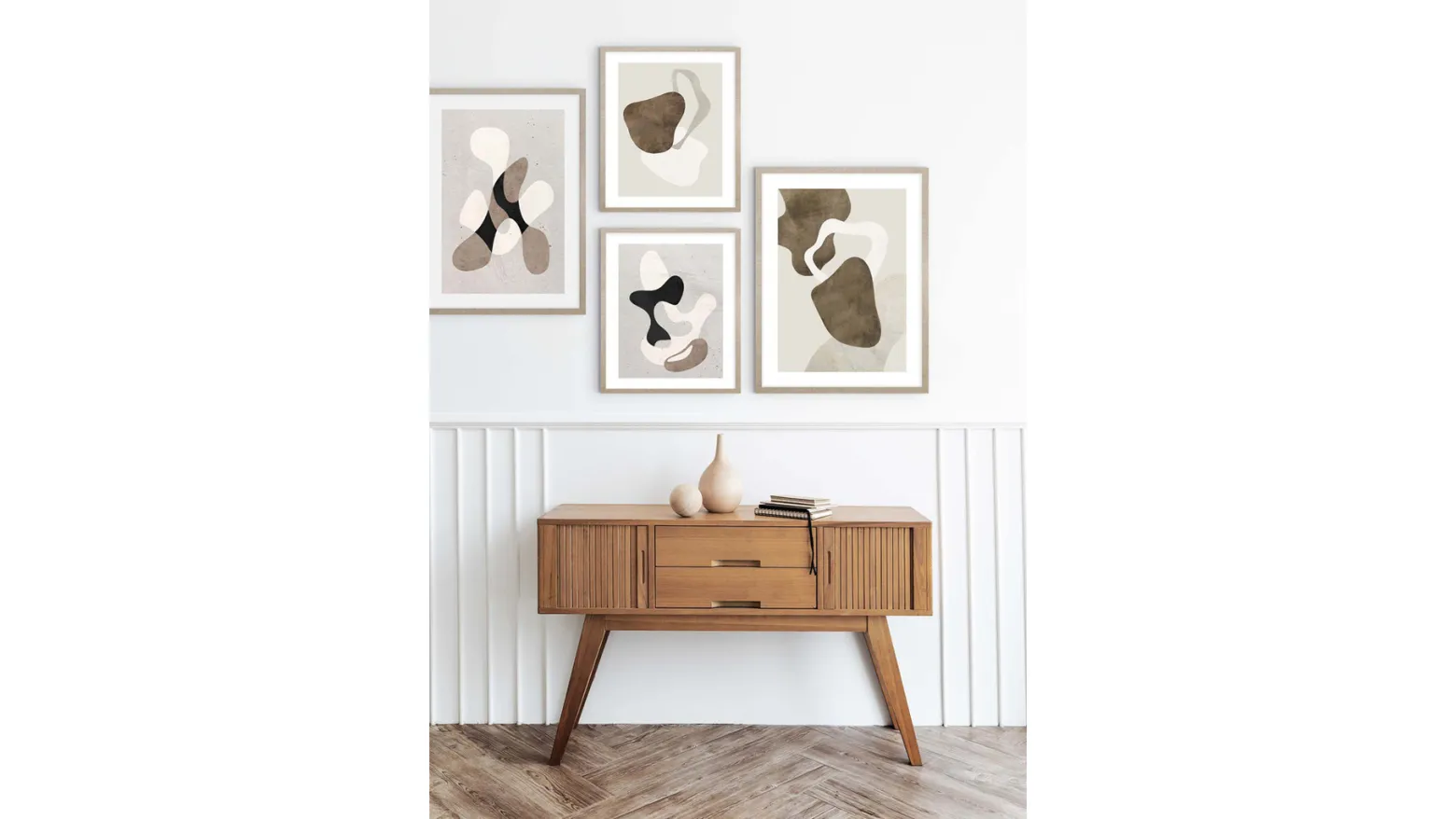 Obraz w ramie Organic Nature Set No. 2 53x73 cm