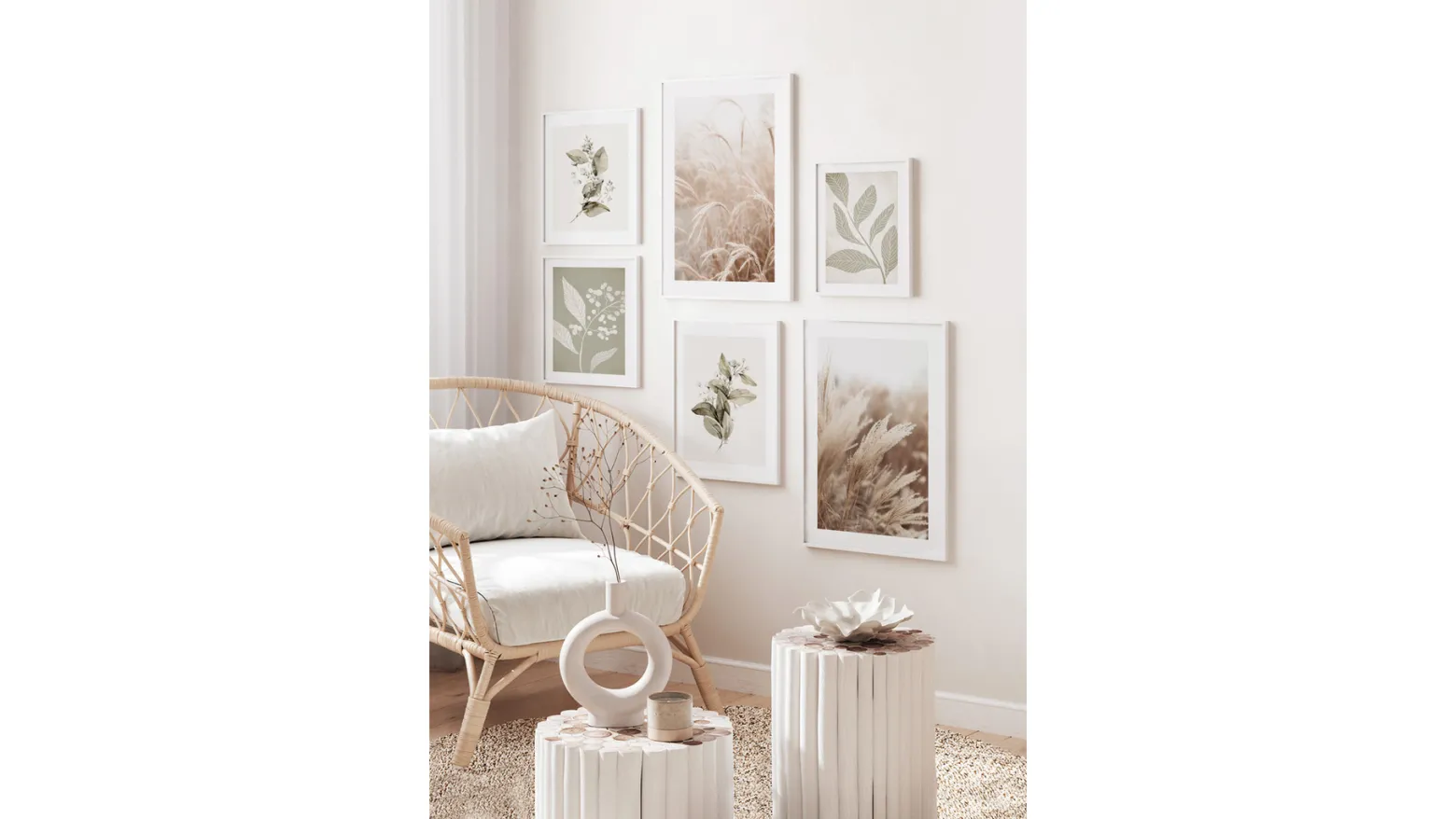 Obraz w ramie Pampas Grass Of The Wind No. 4 53x73 cm