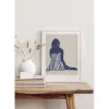 Obraz w ramie Pensive Woman Abstract 53x73 cm