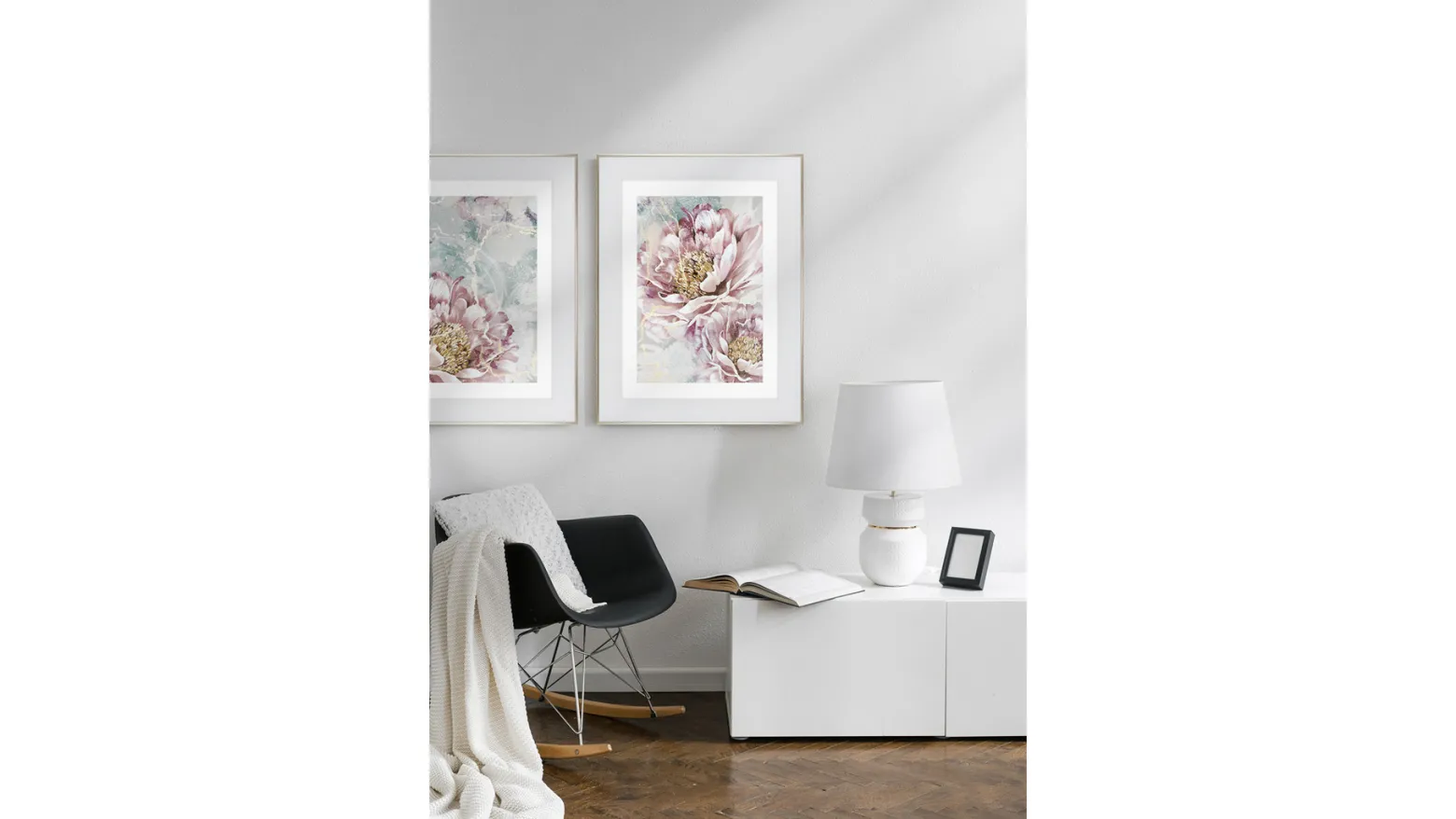 Obraz w ramie Watercolor Peony No. 1 64x84 cm