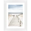 Obraz w ramie Wooden Path To The Sea 62x82 cm
