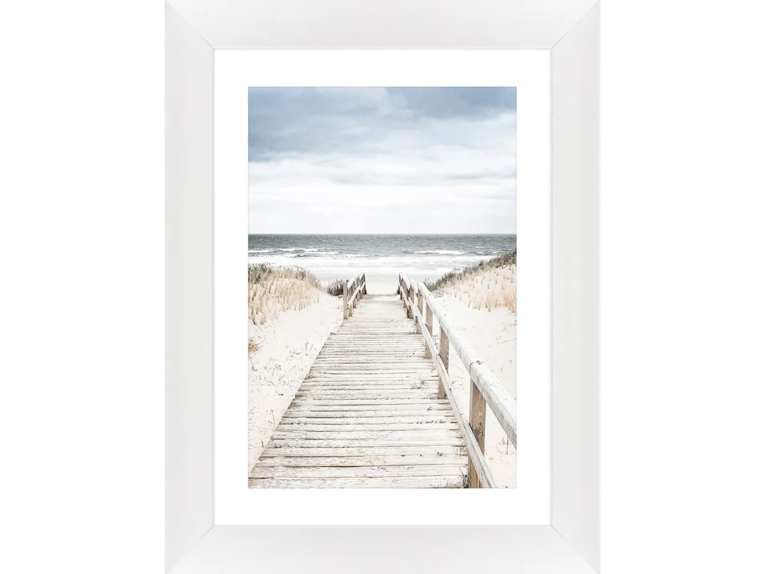 Obraz w ramie Wooden Path To The Sea 62x82 cm