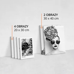 Obrazy Na Płótnie KOBIETA Wieża Eiffla Kwiaty