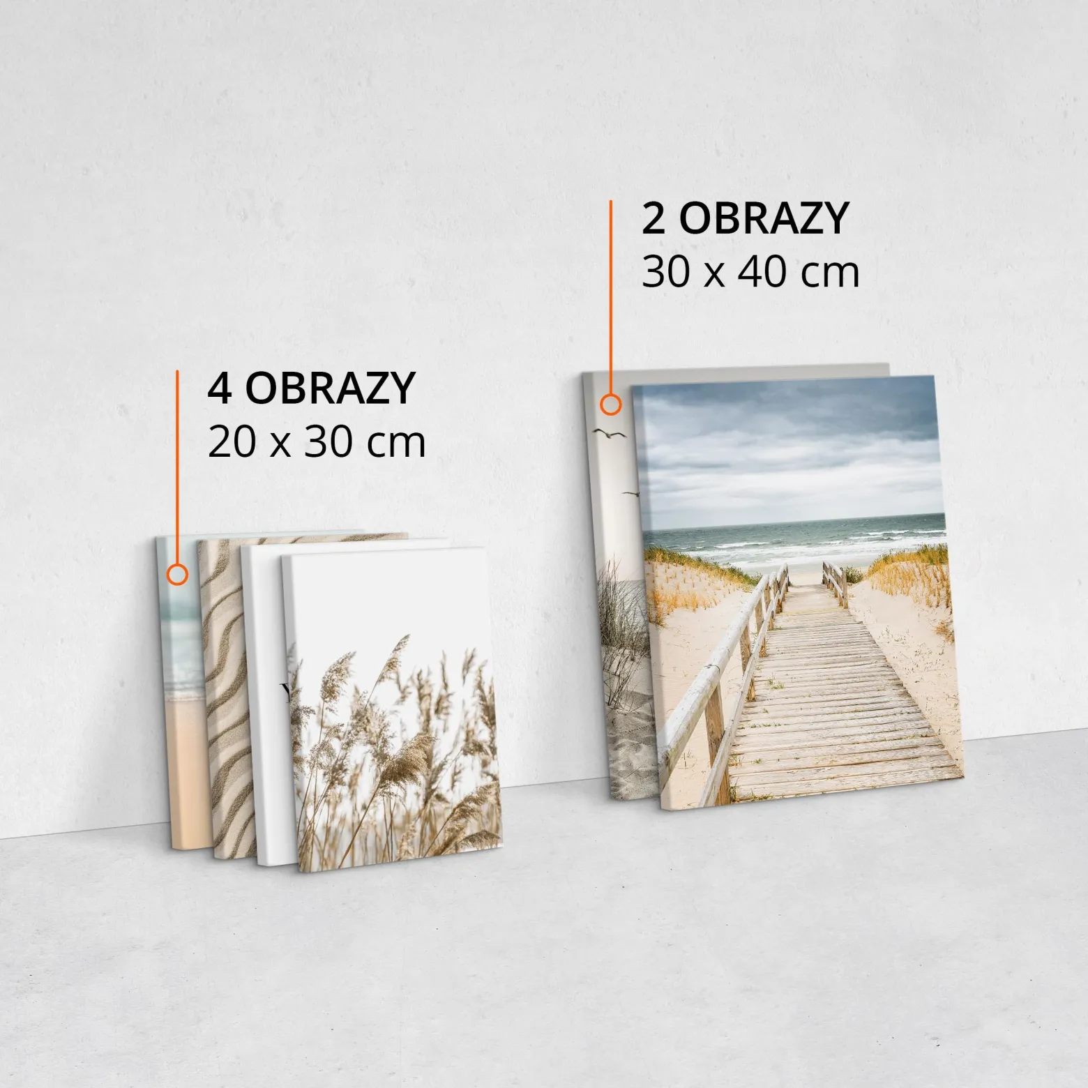 Obrazy Plaża Morze Rośliny Pejzaże 3D Napisy