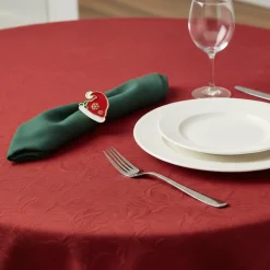 Obrączki Na Serwetki Klamry Pierścienie Do Serwetek x4 Wzór Czapka Mikołaj