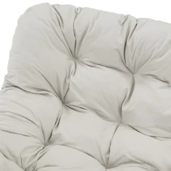 Ogrodowa sofa, fotel bujany, poduszka jasny beż #210