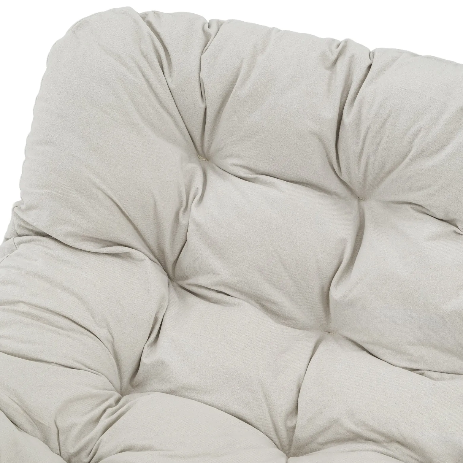 Ogrodowa sofa, fotel bujany, poduszka jasny beż #210