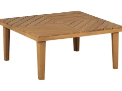 Ogrodowy stolik kawowy70 x70 cm jasne drewno
