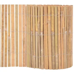 Ogrodzenie Brąz 30 x 1000 cm Bambus vidaXL