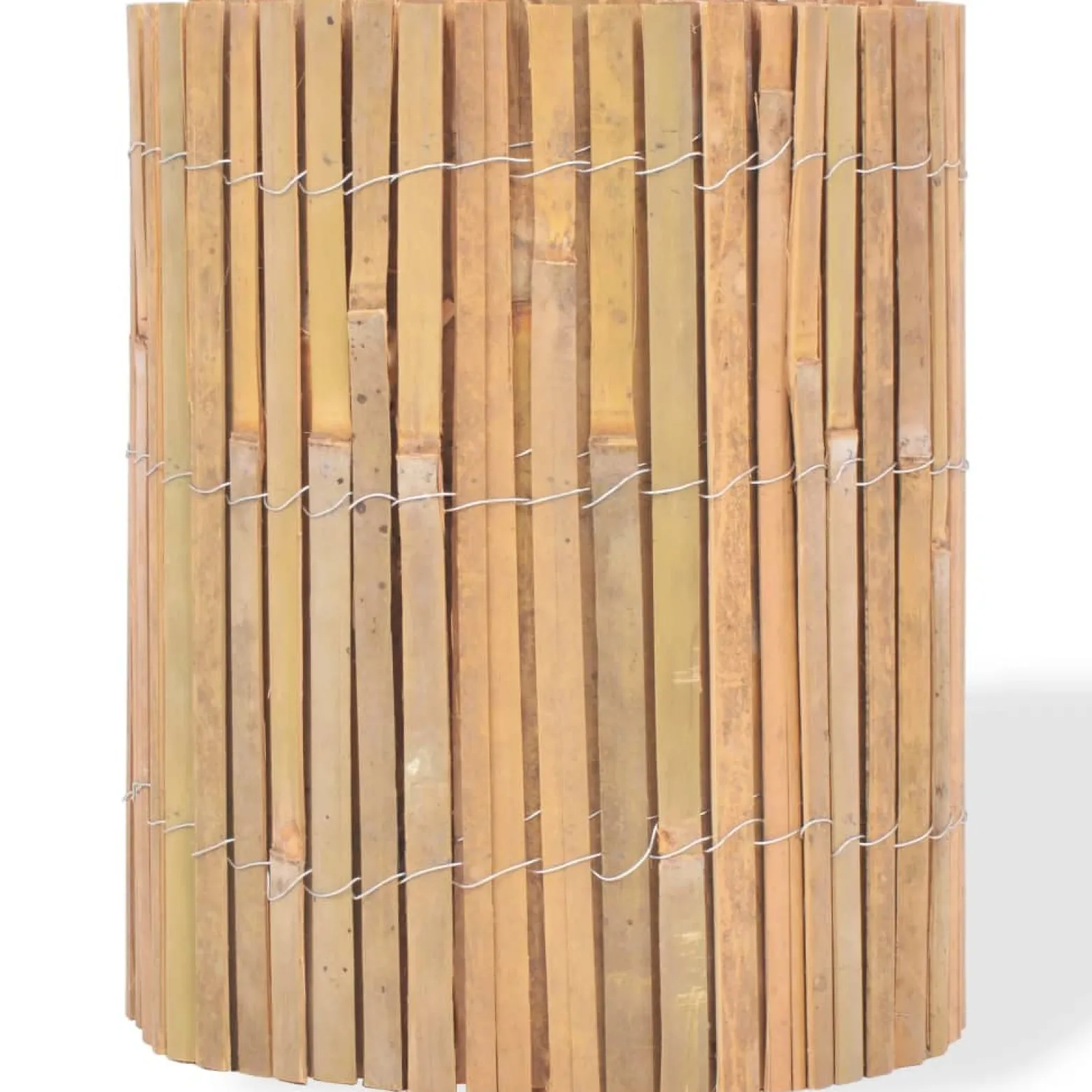 Ogrodzenie Brąz 30 x 1000 cm Bambus vidaXL
