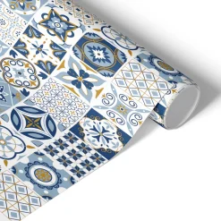 Okleina meblowa Złote akcenty 50x100 Folia samoprzylepna Glamour