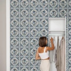 Okleina na meble Ptaki-kwiaty 50x100 Folia samoprzylepna Sypialnia